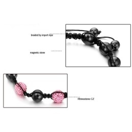 Bracelet En Cristal En Forme De Boule Pour Femme De Qualité Supérieure