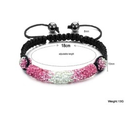 Bracelet En Cristal Durable En Forme De Boule Pour Femme
