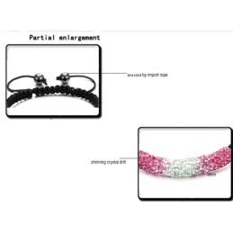 Bracelet En Cristal De Haute Qualité En Forme De Boule Pour Femme