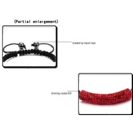 Bracelet En Cristal En Forme De Boule Pour Femme De Qualité Supérieure