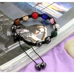 Bracelet Boule En Cristal Pour Femme, Complet Avec Spécifications