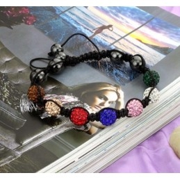 Bracelet Boule En Cristal Pour Femme, Complet Avec Spécifications
