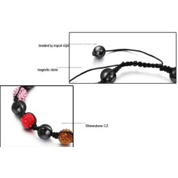Bracelet En Cristal En Forme De Boule Pour Femme De Qualité Supérieure