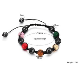 Bracelet En Cristal En Forme De Boule Pour Femme De Qualité Supérieure