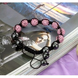Bracelet En Cristal Durable En Forme De Boule Pour Femme