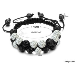 Bracelet En Cristal De Haute Qualité En Forme De Boule Pour Femme