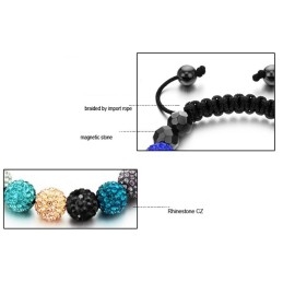 Bracelet En Cristal En Forme De Boule Pour Femme, De Qualité Stable