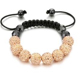 Bracelet En Cristal En Forme De Boule Pour Femme, Facile À Utiliser