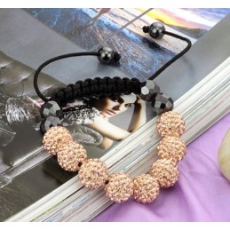 Bracelet En Cristal En Forme De Boule Pour Femme, Facile À Utiliser