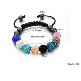 Bracelet En Cristal En Forme De Boule Pour Femme, Facile À Utiliser