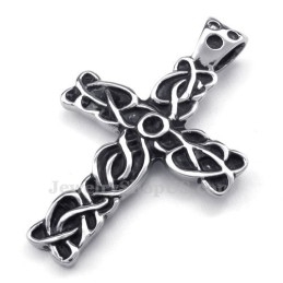Magnifique Collier Avec Pendentif Croix En Titane Pour Homme (Chaîne Offerte)
