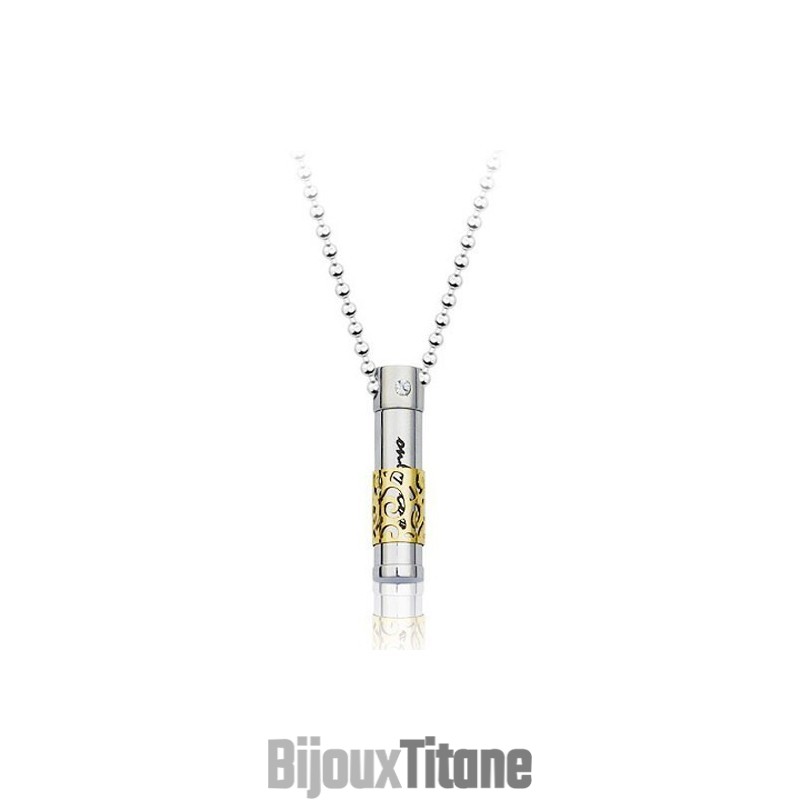 Pendentif En Titane Fashion Love - Chaîne Offerte Pendentif En Titane Fashion Love - Chaîne Offerte