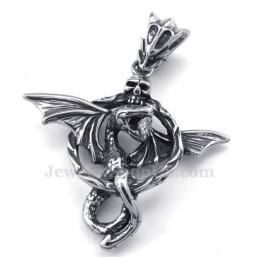 Collier Pendentif Ptérosaure En Titane Exquis (Chaîne Gratuite)