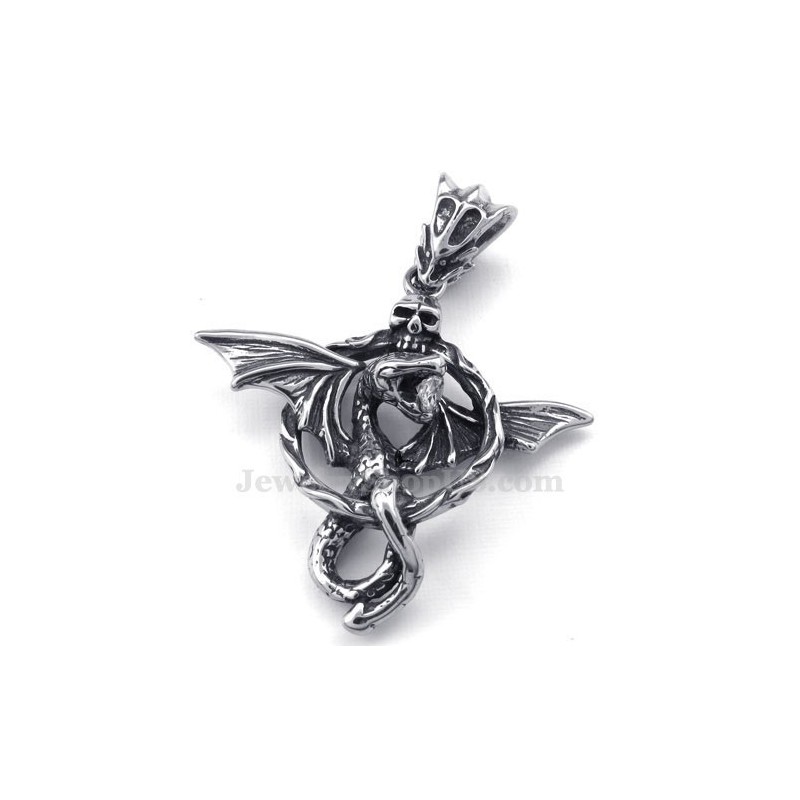 Collier Pendentif Ptérosaure En Titane Exquis (Chaîne Gratuite) Collier Pendentif Ptérosaure En Titane Exquis (Chaîne Gratuite)