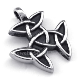 Collier Pendentif Nœud Celtique En Titane (Chaîne Gratuite)