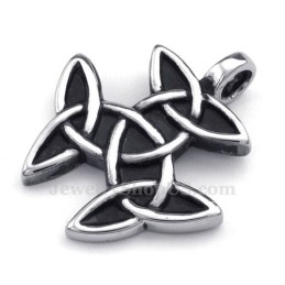 Collier Pendentif Nœud Celtique En Titane (Chaîne Gratuite)