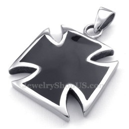 Collier Pendentif Croix Simple En Titane (Chaîne Gratuite)
