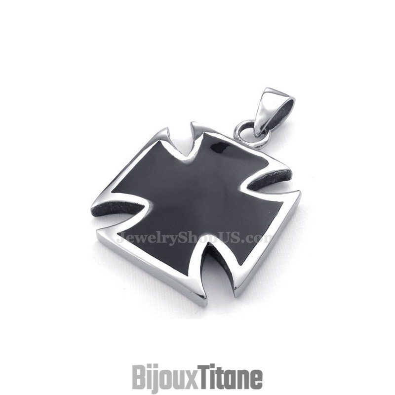 Collier Pendentif Croix Simple En Titane (Chaîne Gratuite) Collier Pendentif Croix Simple En Titane (Chaîne Gratuite)