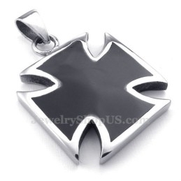 Collier Pendentif Croix Simple En Titane (Chaîne Gratuite)