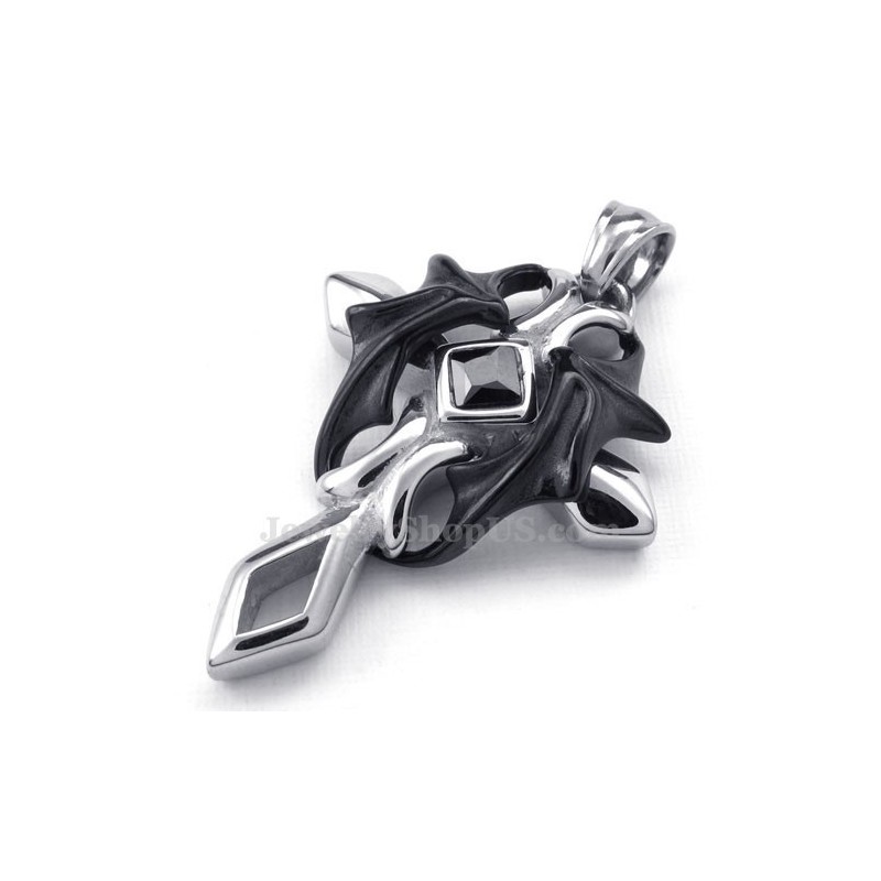Collier Pendentif Croix En Titane (Chaîne Gratuite) Collier Pendentif Croix En Titane (Chaîne Gratuite)