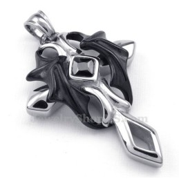Collier Pendentif Croix En Titane (Chaîne Gratuite)