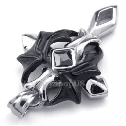Collier Pendentif Croix En Titane (Chaîne Gratuite)