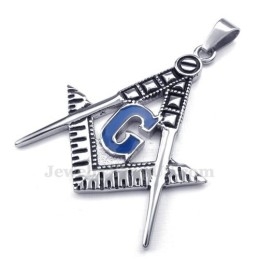 Collier Pendentif Maçonnique En Titane (Chaîne Gratuite)