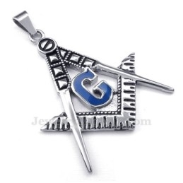 Collier Pendentif Maçonnique En Titane (Chaîne Gratuite)