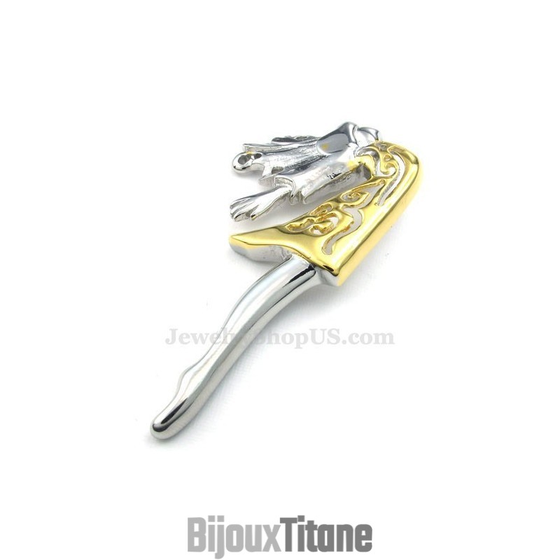 Collier Pendentif En Titane Pour Filles (Chaîne Gratuite) Collier Pendentif En Titane Pour Filles (Chaîne Gratuite)