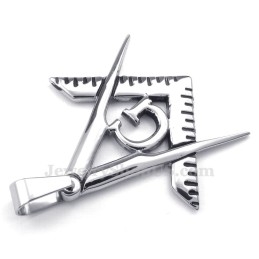 Collier Pendentif Maçonnique En Titane (Chaîne Gratuite)