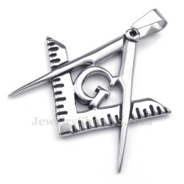 Collier Pendentif Maçonnique En Titane (Chaîne Gratuite)