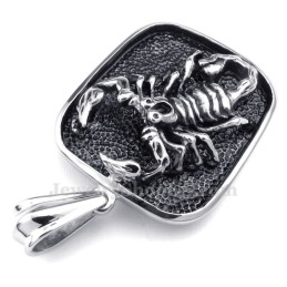 Collier Pendentif Scorpion En Titane (Chaîne Gratuite)