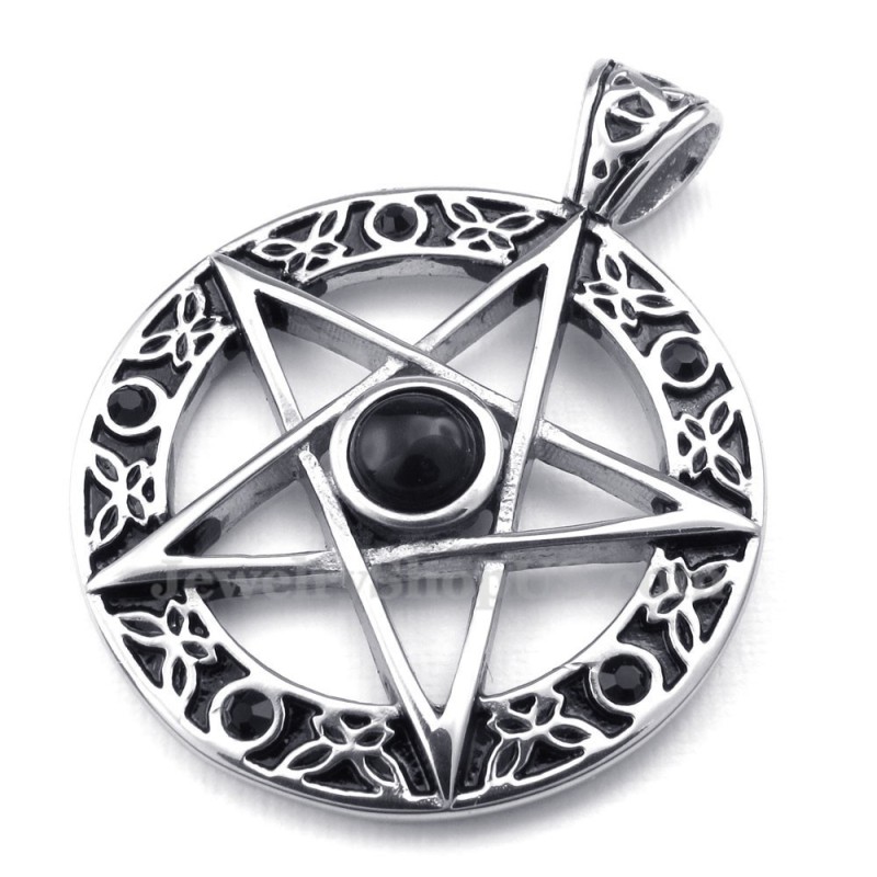Collier Pendentif Étoile En Titane (Chaîne Gratuite) Collier Pendentif Étoile En Titane (Chaîne Gratuite)