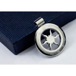 Pendentif Cercle Horoscope En Titane - Chaîne Offerte