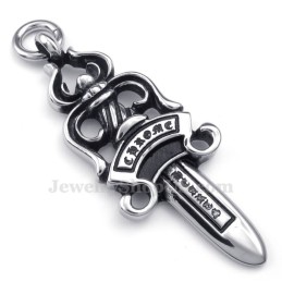 Collier Pendentif Épée En Titane (Chaîne Gratuite)