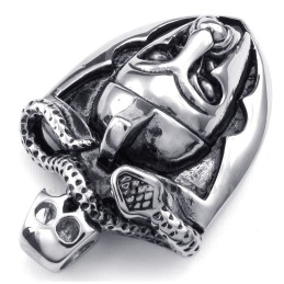 Collier Pendentif Masque En Titane (Chaîne Gratuite)