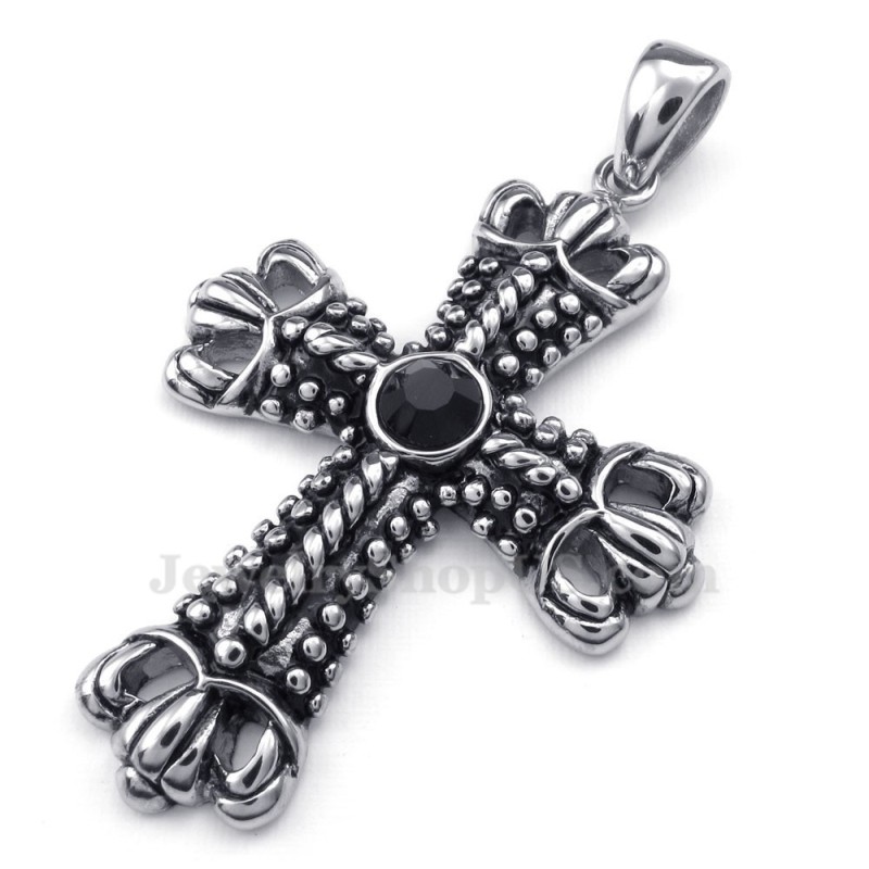 Collier Pendentif Croix En Titane (Chaîne Gratuite) Collier Pendentif Croix En Titane (Chaîne Gratuite)
