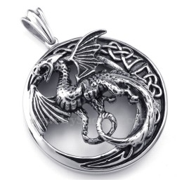 Collier Pendentif Ptérosaure En Titane (Chaîne Gratuite)