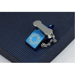 Pendentif Téléphone En Titane De Style Nouveau - Chaîne Offerte
