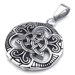 Collier Pendentif Nœud Celtique En Titane (Chaîne Gratuite)