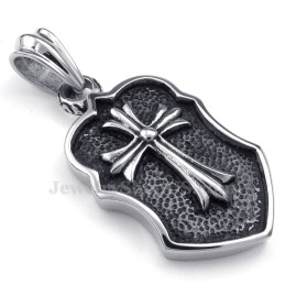 Collier Pendentif Croix En Titane (Chaîne Gratuite)