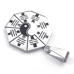 Collier Pendentif En Titane Avec Huit Diagrammes (Chaîne Gratuite)