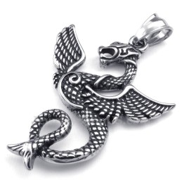 Collier Pendentif Ptérosaure En Titane (Chaîne Gratuite)