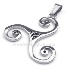 Collier Pendentif Éolienne En Titane (Chaîne Offerte)