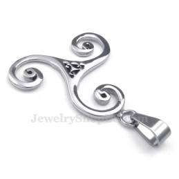 Collier Pendentif Éolienne En Titane (Chaîne Offerte)