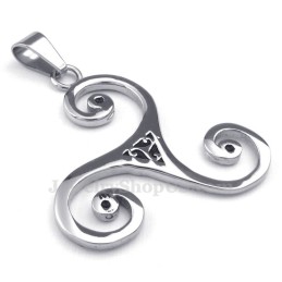 Collier Pendentif Éolienne En Titane (Chaîne Offerte)