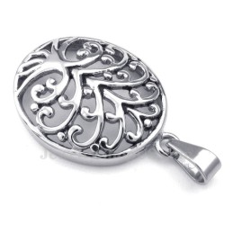 Collier Pendentif Arbre De Vie En Titane (Chaîne Gratuite)