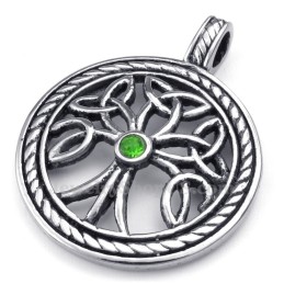 Collier Pendentif Nœud Celtique En Titane (Chaîne Gratuite)