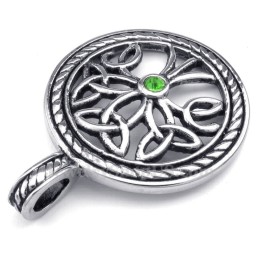Collier Pendentif Nœud Celtique En Titane (Chaîne Gratuite)