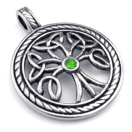 Collier Pendentif Nœud Celtique En Titane (Chaîne Gratuite)